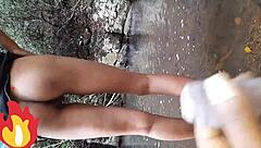 hey check out this sexy colombian bride getting wild outdoor sex by the river life tastes better there