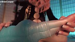 whoa crazy 13inch tentacle dildo knots stretch gaping my asshole extreme