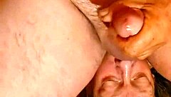 Redhead gags on deepthroat face fuck after heavy drinking