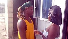 neighbor's bricklayer rams my wet shaved pussy rough