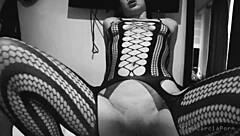 young venezuelan couple pounds hard in steamy black white scene