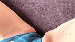 Slime Drenches Panties as Big Clit Pussy Squirts Loud Orgasm Moans