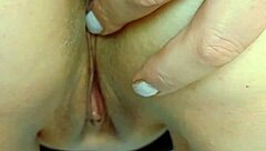 i love massaging my meaty shaved pussy when horny