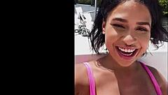 lucky jimmy fucks horny ryder rey's pussy on boat outdoor