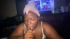 Sloppy deepthroats end in endless big black cock throatpies