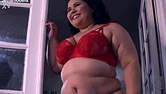 Chubby Karla Lane Takes BBC Creampie Deep In Her Fat Ass For Christmas Joy
