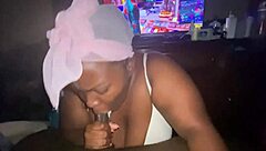 Sloppy deepthroats end in endless big black cock throatpies