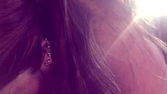 MILF SUCKS AND LICKS COCK HANDJOB CLOSE UP ORAL