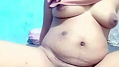 Indonesian hijab girl big pussy dildo masturbation orgasm