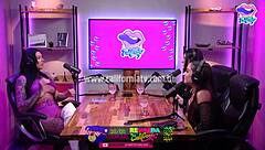 oh man, that brunette sucked the newbie's tits so good...