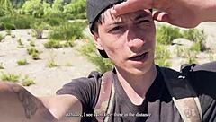 i get lost in woods argentinian babe helps milk me out