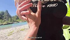 i get lost in woods argentinian babe helps milk me out