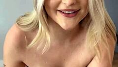 Petite blonde Jill Taylor rides best friend bikini stud poolside