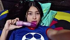 hey cuck left so now this big cock destroys my wet pussy raw!