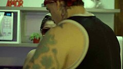 brazilian big ass backstage with monster cock and feet play