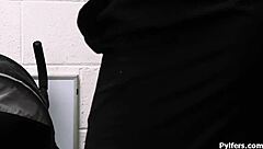 so the dildo stealing hottie gets big dick back office