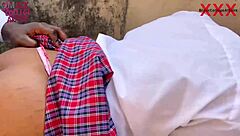 Petite ebony teen backyard pov pussy licking hardcore outdoor sex 🍆💦