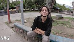 fake agent spots bbw on train for public pussy flashing squirt