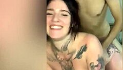 tattooed latina amateur chats casually