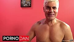 Dan drills sorority babes Noelle in wild threesome cum swap