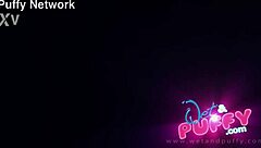 Hey, watch my wet puffy pussy tease slow with dildo