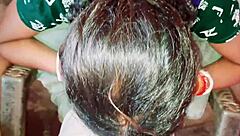 Muscular masseuse licks clit in tiny hut hardcore fuck