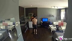 Cuban Lisa Black Deepthroats Jordi in Full Service Interracial Blowbang