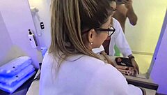 Rangel Carlos moans loudly while fucked hard in bathroom