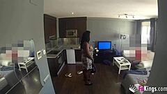 Cuban Lisa Black Deepthroats Jordi in Full Service Interracial Blowbang