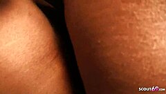 Seductive Ebony BBW Diva Starr's Massive Bouncing Boobs Crave Rough Fuck