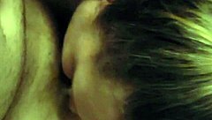 Wife pushes deepthroat limits with big cock handjob