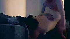 hey, my horny wife moans loud getting pounded in living room