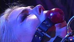 watch him stretch my tight asshole while i'm tied up in lingerie