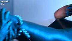 latina feet toes heels deserve deep licks choking gags on big cock