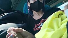 Public bus blowjob creampie pounding, wanna join blakeproductions ride?