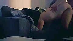 hey, my horny wife moans loud getting pounded in living room