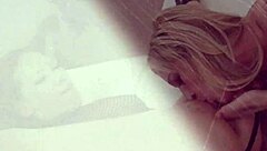 hot blonde milf rides cock in cowgirl passion