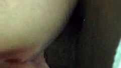 fucking my side chick while stuffing her ass with dildo