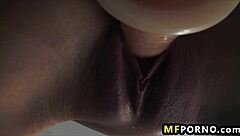 Southern blonde teen fucks massive dildo deep