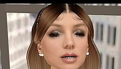 Becky and Kiko lick hairless wet pussies in lesbian play