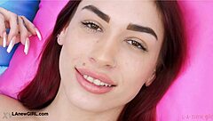 Redhead Model Flaunts Petite MILF Body Ready for Mommy Sex Massage!