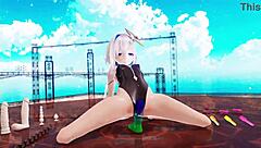 i'm riding this dildo so deep and hard