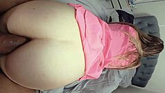 Pawg blonde milf gapes ass for deep anal creampie