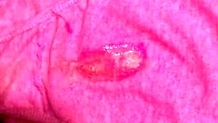 dirty cum floods soaking panties in hot creampie explosion