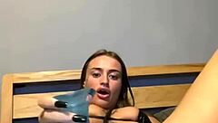 Slutty Goth Teen's Seductive Big Ass Solo Anal Tease