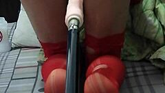 Yiyi the ladyboy stretches her tight ass wide open