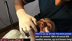 tyler lynn's dental exam turns into fingering cum mouthful fetish with gloves and latex!