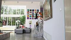 Two Brunette Milfs Fuck Anal With Toys In Fishnets