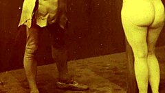 bound hairy milf pussy stretched in steamy vintage bdsm fuck