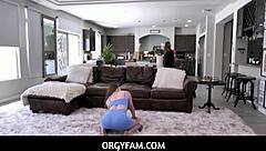 yo orgyfam stepdaughter tina melt takes huge cocks deep